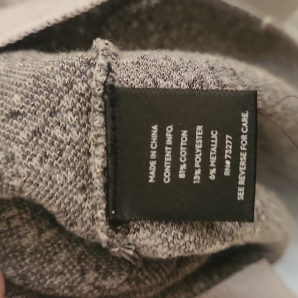 🎅Simply Vera Vera Wang Black and Gray Ombre Long Sleeve Sweater XL - Picture 3 of 7